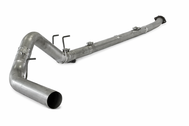 4" SS Downpipe Back Single Exhaust No Muffler | 2011-2019 Ford 6.7L F350/F450/F550 C&C Powerstroke