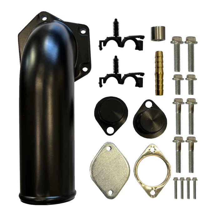 Cooler Upgrade Kit for Ford Powerstroke 08-10 6.4L w/ High Flow Intake Elbow