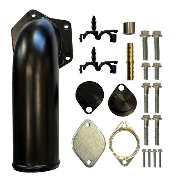 Cooler Upgrade Kit for Ford Powerstroke 08-10 6.4L w/ High Flow Intake Elbow