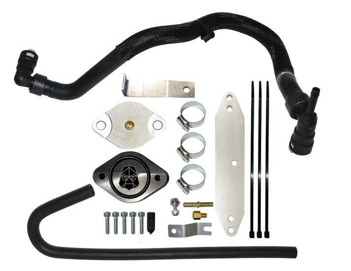 15.5-16 Powerstroke 6.7L Cooler Upgrade with Coolant Re-Route Hoses