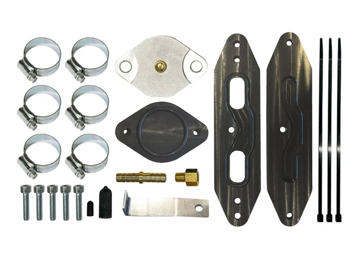 2020+ Powerstroke 6.7L Cooler Upgrade kit w/Pass Through plate