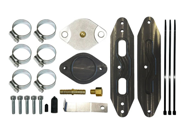 2020+ Powerstroke 6.7L Cooler Upgrade kit w/Pass Through plate
