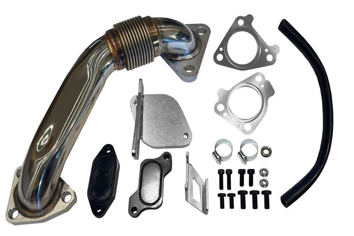 06-07 LBZ Duramax Cooler Upgrade Kit w/ Up Pipe