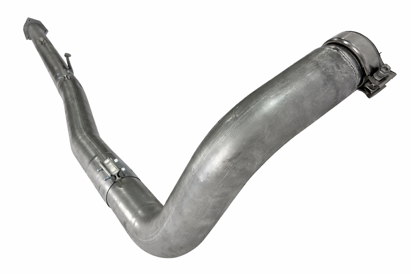 2023-2025 Ford 6.7L 4" SS Race Pipe Exhaust No Muffler
