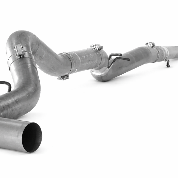 5" SS Downpipe Back Single No Muffler | 2001-2004.5 GM 2500/3500 6.6L DURAMAX