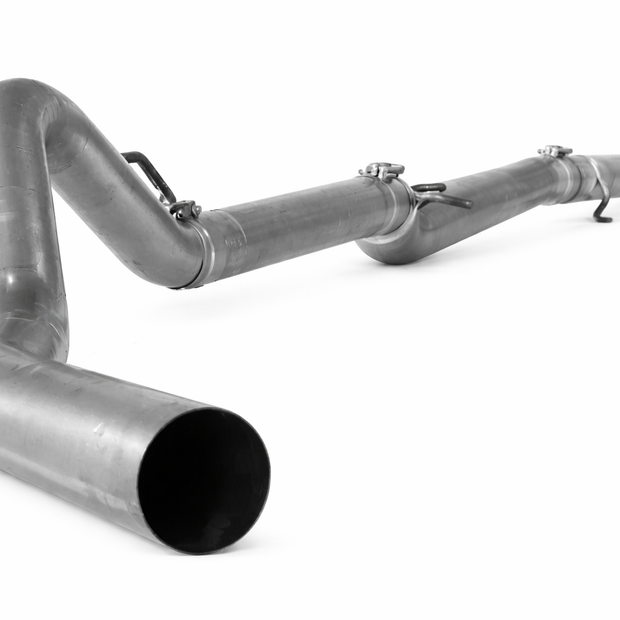 4" SS Downpipe Back Single No Muffler| 2001-2004.5 GM 2500/3500 6.6L DURAMAX